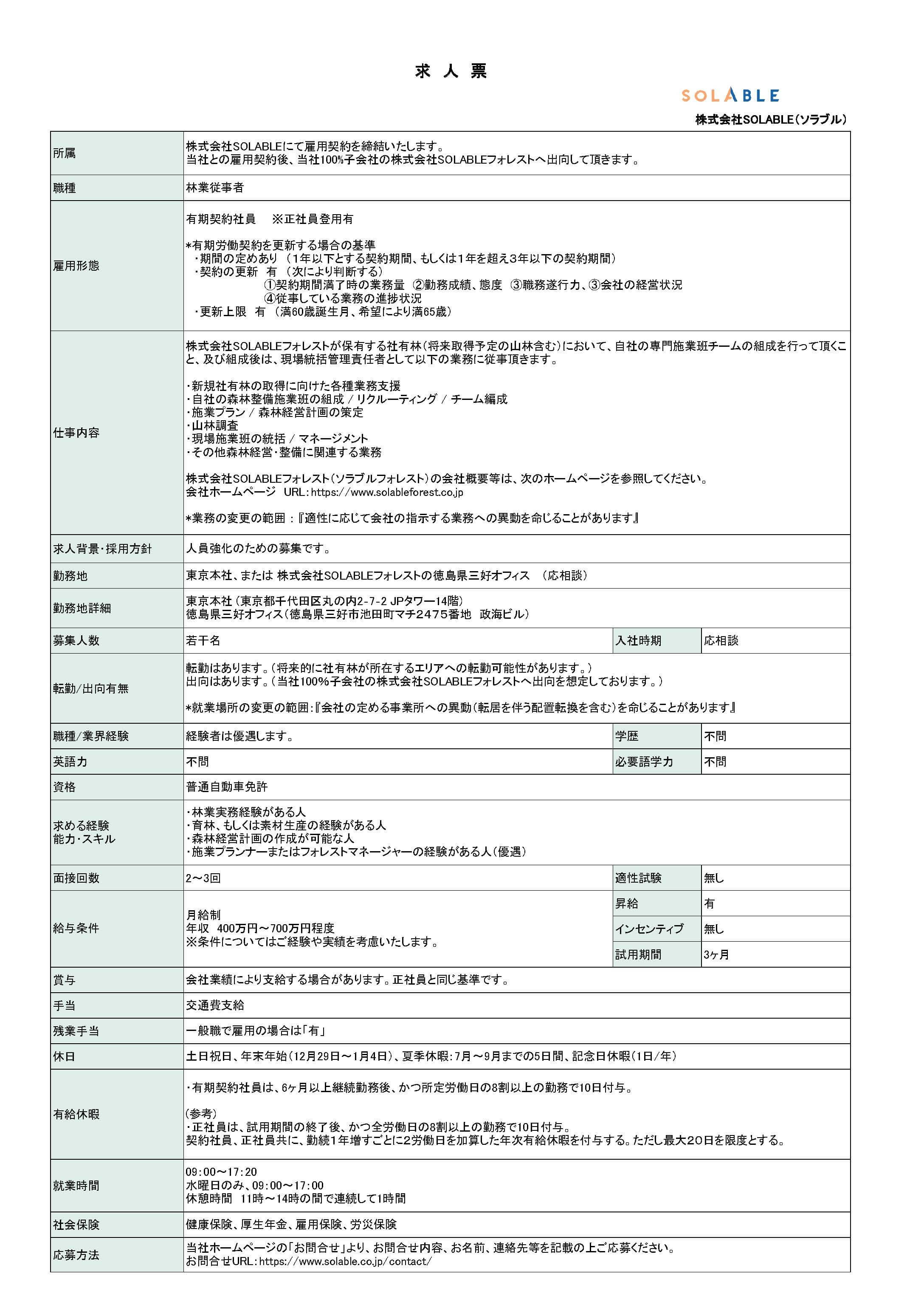 求人票